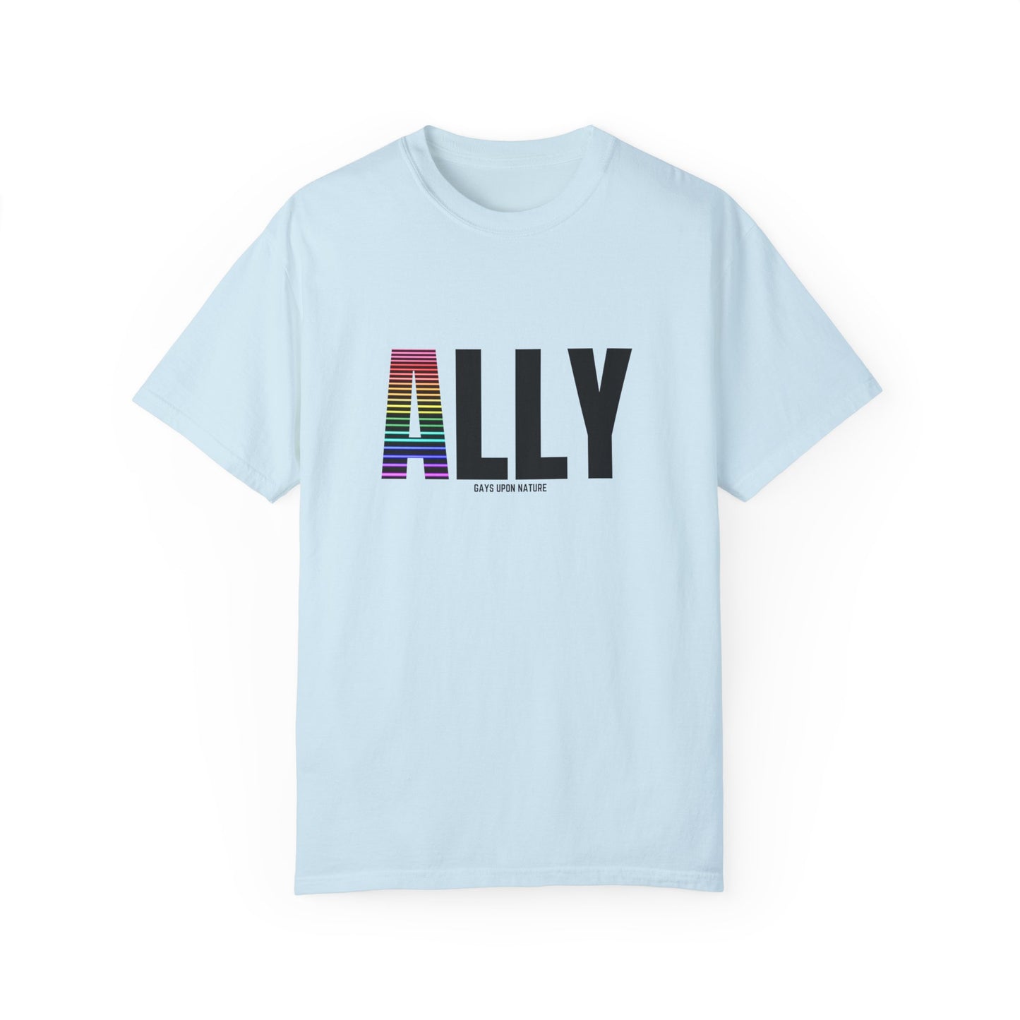Ally Rainbow A EveryBody T-Shirt (Black Font)