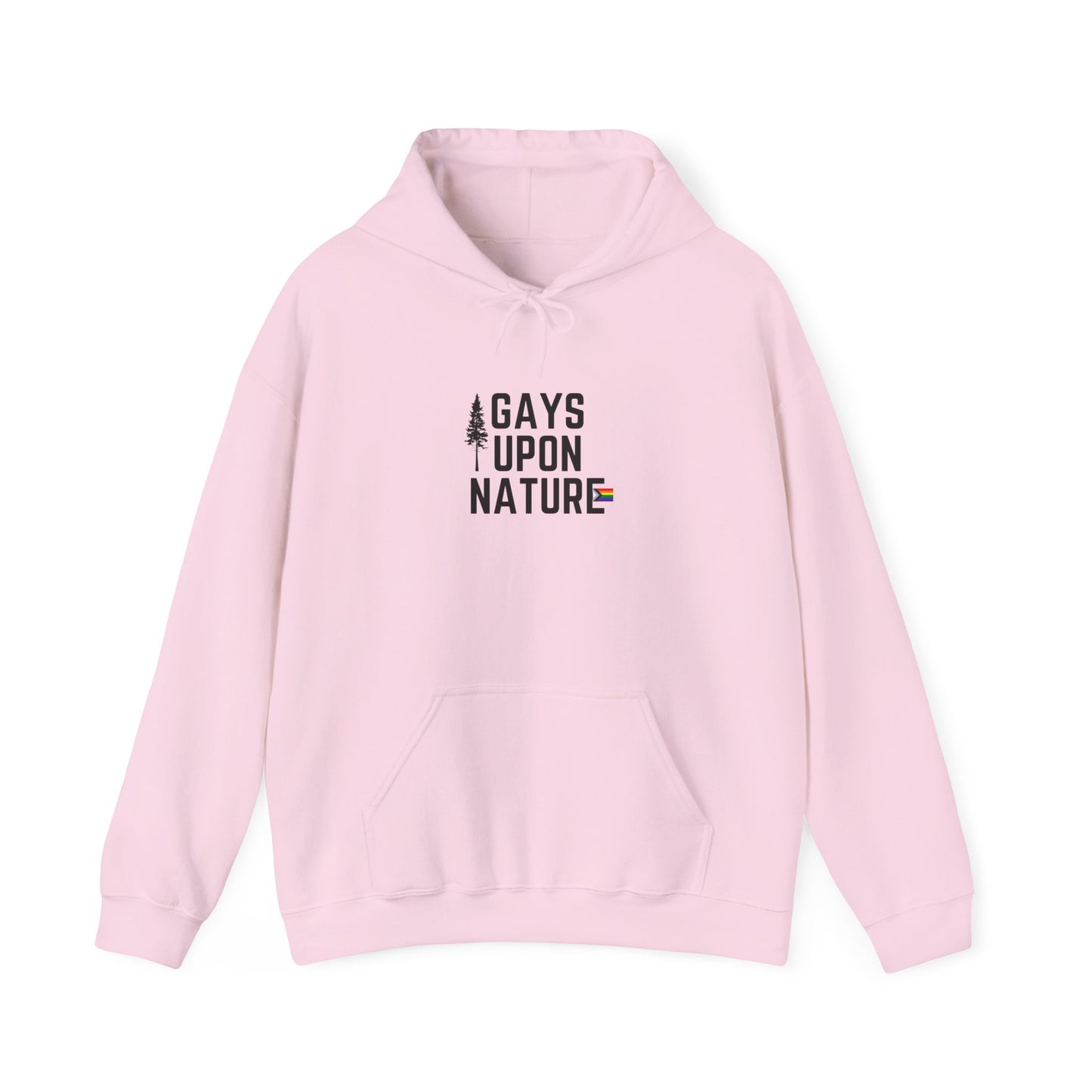 LGBTQ Pride Hoodie (Black Font)