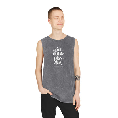 GDASA x Gays Upon Nature Play Gay Muscle Tank (White Font)