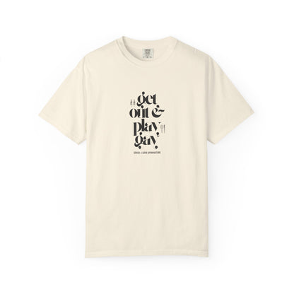 GDASA x Gays Upon Nature EveryBody Tee (Get Out and Play Gay) Black Font