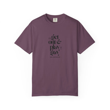 GDASA x Gays Upon Nature EveryBody Tee (Get Out and Play Gay) Black Font