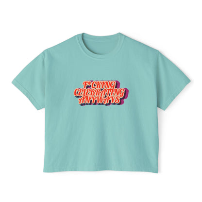 2025 Pride Collection Celebrating Anyways Boxy Tee (Sunrise)