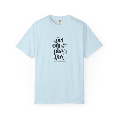 GDASA x Gays Upon Nature EveryBody Tee (Get Out and Play Gay) Black Font