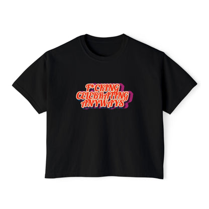 2025 Pride Collection Celebrating Anyways Boxy Tee (Sunrise)