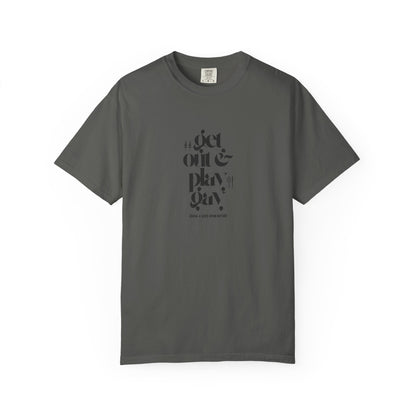 GDASA x Gays Upon Nature EveryBody Tee (Get Out and Play Gay) Black Font