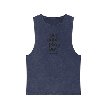 GDASA x Gays Upon Nature Play Gay Muscle Tank (Black Font)