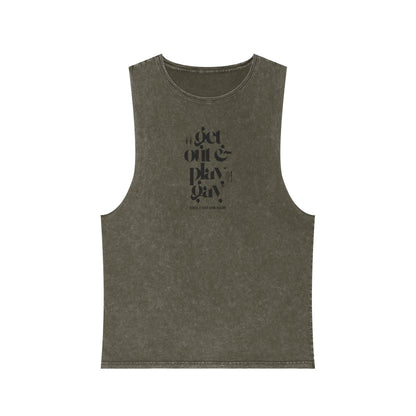 GDASA x Gays Upon Nature Play Gay Muscle Tank (Black Font)