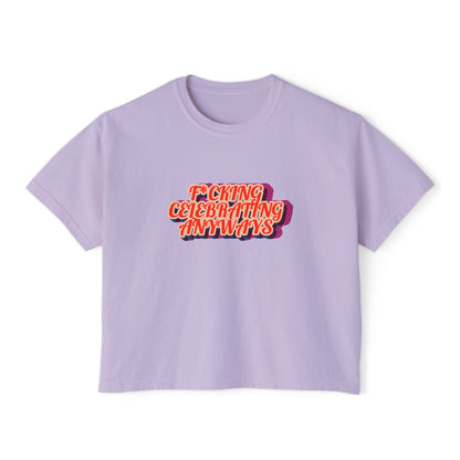 2025 Pride Collection Celebrating Anyways Boxy Tee (Sunrise)