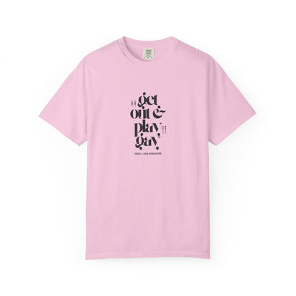 GDASA x Gays Upon Nature EveryBody Tee (Get Out and Play Gay) Black Font