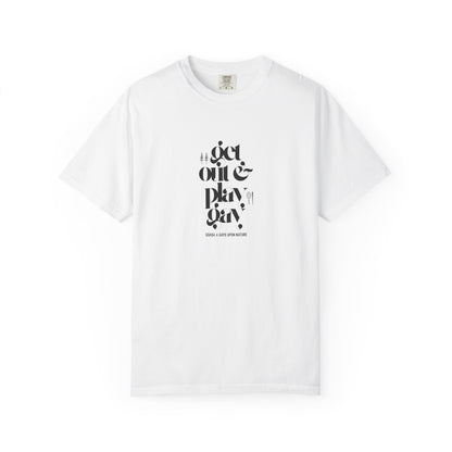 GDASA x Gays Upon Nature EveryBody Tee (Get Out and Play Gay) Black Font