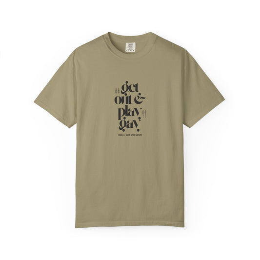 GDASA x Gays Upon Nature EveryBody Tee (Get Out and Play Gay) Black Font