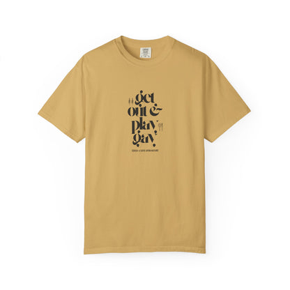 GDASA x Gays Upon Nature EveryBody Tee (Get Out and Play Gay) Black Font
