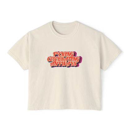 2025 Pride Collection Celebrating Anyways Boxy Tee (Sunrise)