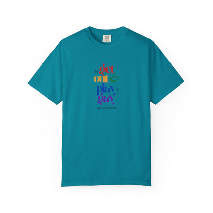 GDASA x Gays Upon Nature EveryBody Tee (Get Out and Play Gay) Rainbow Font